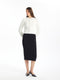 Women's Pencil Skirt With Elastic Waist